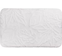 Мягкий коврик для ванной комнаты Moroshka Shelest 50x80 см, цвет белый 944-303-01