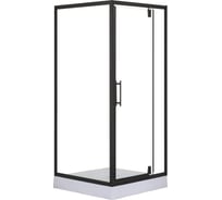 Душевое ограждение Loranto sunway 90x90x200 см, r/l, с поддоном, стекло, профиль черный cs-604a 90 00078793