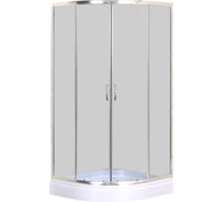 Душевое ограждение Loranto sunway 90x90x215 см, с поддоном, стекло, профиль хром cs-8015gb 90 00078806