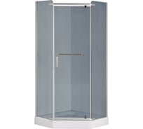 Душевое ограждение Loranto sunway 100x100x200 см, с поддоном, стекло, профиль сатин cs-816s b 100 gray 00078790