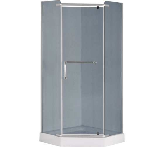 Душевое ограждение Loranto sunway 90x90x200 см, с поддоном, стекло, профиль сатин cs-816s b 90 gray 00078789 1