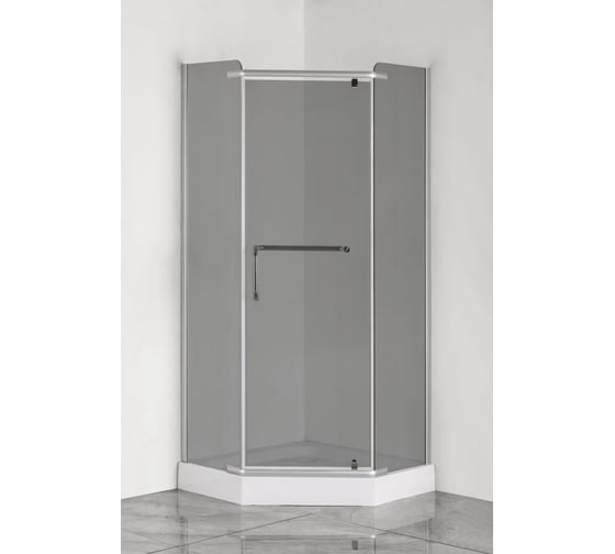 Душевое ограждение Loranto sunway 90x90x200 см, с поддоном, стекло, профиль сатин cs-816s b 90 gray 00078789