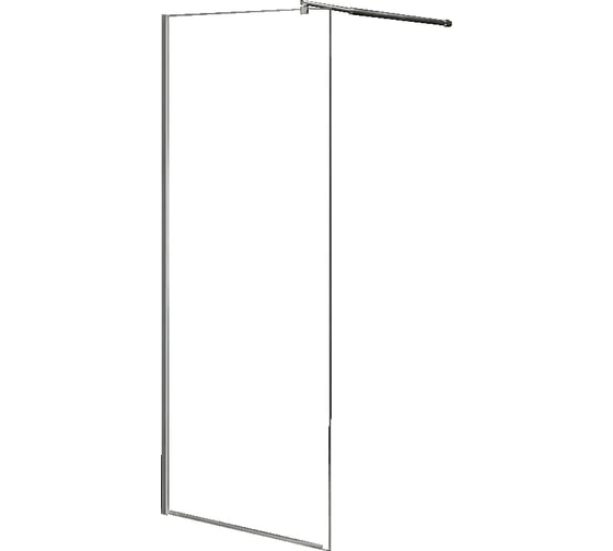 Душевая перегородка Loranto walk-in 120x200 см, регулируемый кронштейн 80-100, стекло, cs-l1020 120 00078809 1