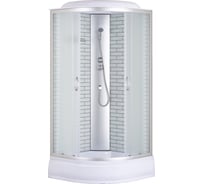 Душевая кабина Loranto 90x90x215 см, поддон, стекло 4 мм, профиль хром cs-6690-25fw 90 00078800