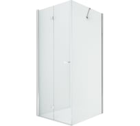 Душевое ограждение NEW TRENDY NEW SOLEO складные двери L 100x80x195 хром D-0150A/D-0087B