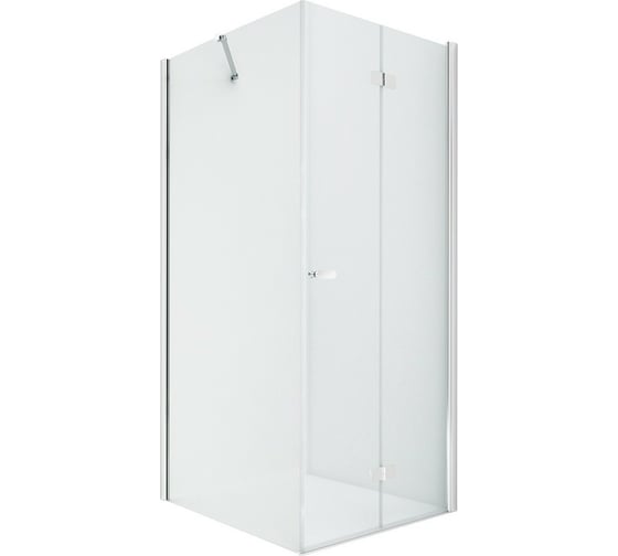 Душевое ограждение NEW TRENDY NEW SOLEO складные двери R 90x80x195 хром D-0153A/D-0087B