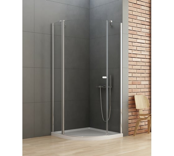 Душевое ограждение NEW TRENDY NEW SOLEO 80x80x195 хром K-0415