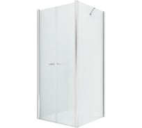 Душевое ограждение NEW TRENDY NEW SOLEO 80x80x195 хром D-0144A/D-0091B