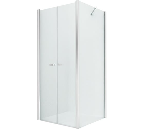 Душевое ограждение NEW TRENDY NEW SOLEO 80x80x195 хром D-0144A/D-0091B 1