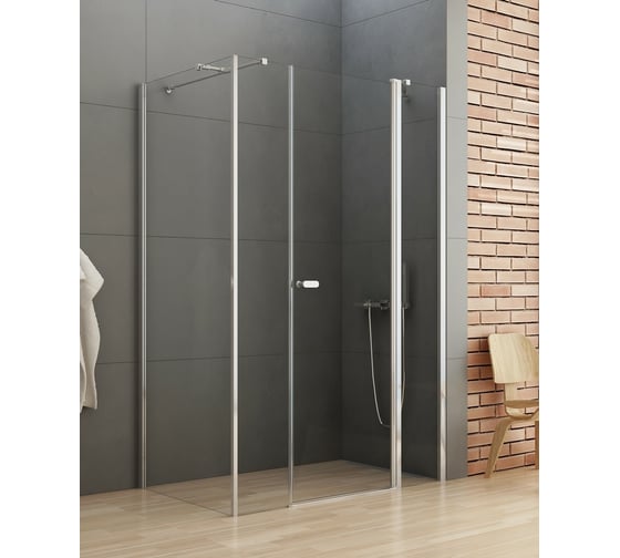 Душевое ограждение NEW TRENDY NEW SOLEO 120x90x195 хром K-0374