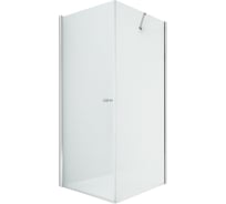 Душевое ограждение NEW TRENDY NEW SOLEO 80x80x195 хром D-0140A/D-0087B