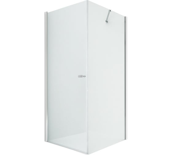 Душевое ограждение NEW TRENDY NEW SOLEO 80x80x195 хром D-0140A/D-0087B 1