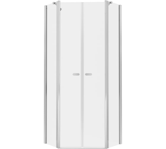 Душевое ограждение NEW TRENDY NEW SOLEO 90x90x195 хром K-0610 1
