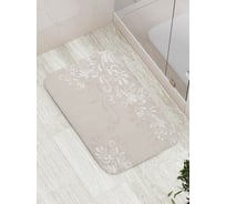 Коврик для ванной JOYARTY "веточки в бутах" противоскользящий, 52x77 см bath_27898