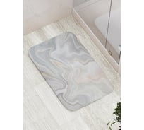 Коврик для ванной JOYARTY "мраморные волны" противоскользящий, 52x77 см bath_37017