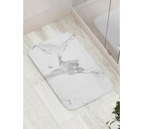 Коврик для ванной JOYARTY "мраморные разводы" противоскользящий, 52x77 см bath_41122