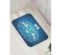 Коврик для ванной JOYARTY "новогодний шар" противоскользящий, 52x77 см bath_419799