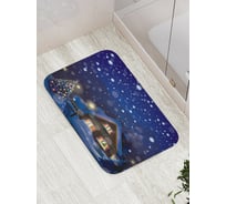 Коврик для ванной JOYARTY "новогодняя сказка" противоскользящий, 52x77 см bath_419806