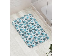 Коврик для ванной JOYARTY "зима в лесу" противоскользящий, 52x77 см bath_419839