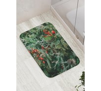 Коврик для ванной JOYARTY "лесное настроение" противоскользящий, 52x77 см bath_419840