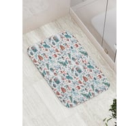 Коврик для ванной JOYARTY "уютная зима" противоскользящий, 52x77 см bath_419844