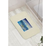 Коврик для ванной JOYARTY "новогодняя открытка" противоскользящий, 52x77 см bath_419861