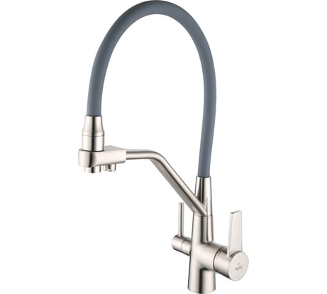 Смеситель для кухни ROSE с подключением к фильтру питьевой воды, сатин R558L