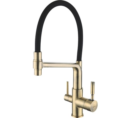 Смеситель для кухни ROSE с подключением к фильтру питьевой воды, бронза R658Q