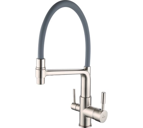 Смеситель для кухни ROSE с подключением к фильтру питьевой воды, сатин R658L