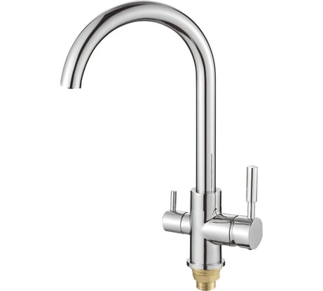 Смеситель для кухни SHEVANIK с подключением к фильтру питьевой воды, хром S168