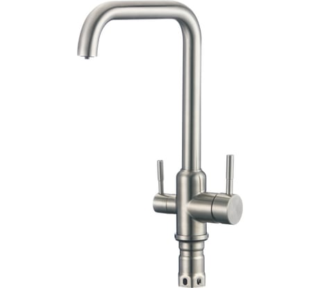 Смеситель для кухни SHEVANIK с подключением к фильтру питьевой воды, сатин S268B