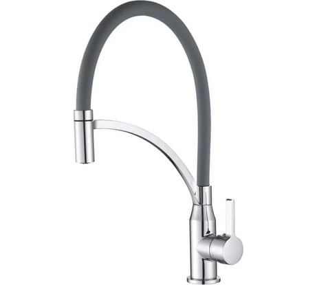 Смеситель для кухни SHEVANIK с гибким изливом хром S643-9