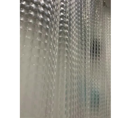 Шторка для ванны FASHUN 3D Peva/Полиэтилен 180x200 см., черный A8754