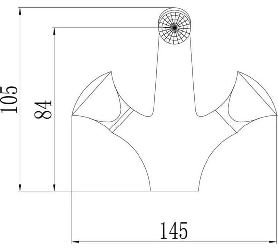 Смеситель для биде Fmark FM1238