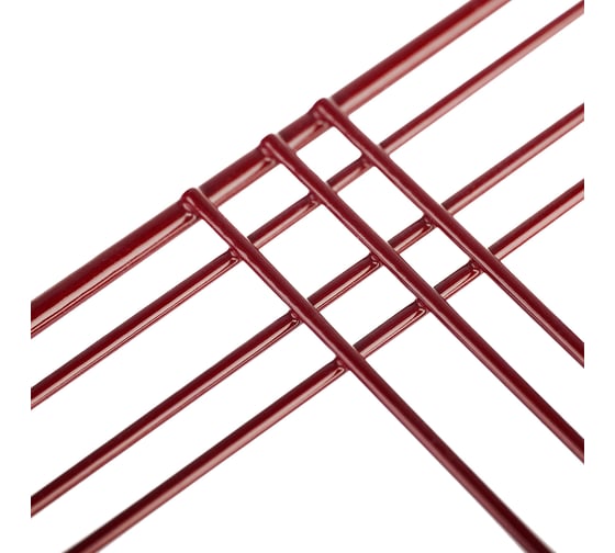 Планка с 5 крючками Moroshka Tartan 37x2.5x18 см, красная 920-013-03