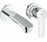 Смеситель для раковины на 2 отверстия Grohe Eurostyle Cosmopolitan настенный 19571002 1