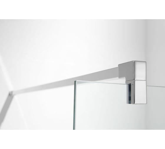 Душевая перегодка Aquatek AQ NAR 6310-80 Walk in с держателем, 800x2000 мм, профиль хром, прозрачное стекло 00000124169