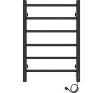 Полотенцесушитель Laris Феличия ЧКЧ П10 400х700 мм, правый тэн, черный 73207595