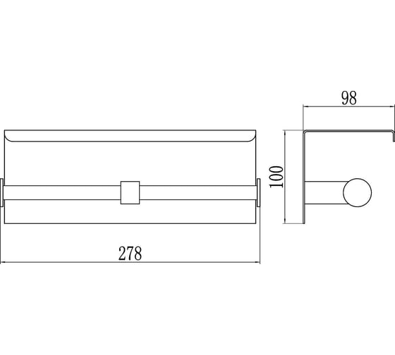 Держатель для туалетной бумаги Savol S-00AK57H 24063