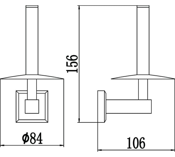 Держатель для туалетной бумаги Savol S-009552-1 24067