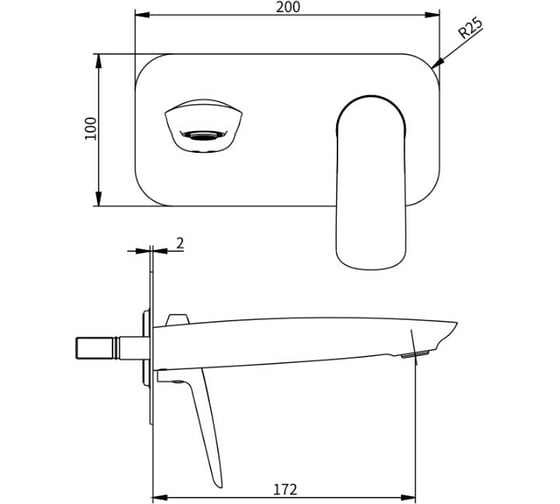 Смеситель для умывальника Savol SK-H7207 24041