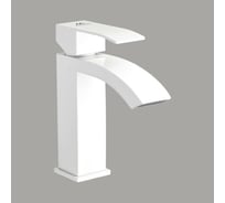 Смеситель для умывальника FASHUN H=169 мм, белый, сталь SUS304 карт. D=35 мм, излив H=106мм, L=115 мм A51118-8