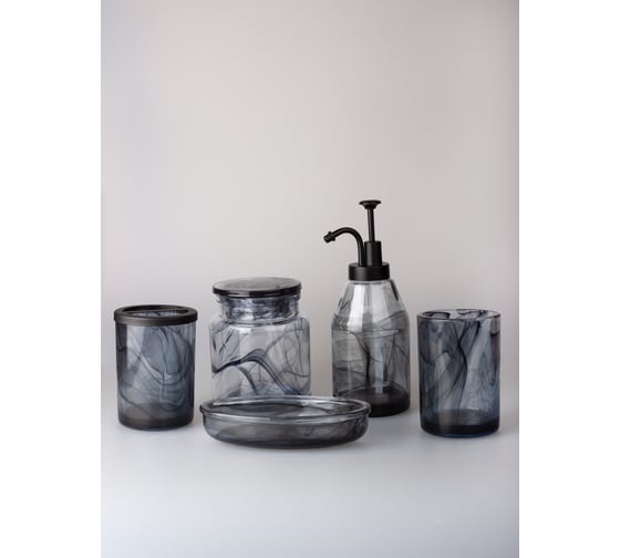 Стакан для зубных щеток Raindrops Shade стекло GL0703CA-TB