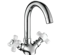 Смеситель для раковины FASHUN хром керамика/ручки, силумин A1318