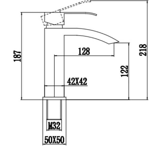 Смеситель для умывальника Fmark FS8601