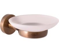 Мыльница RavSlezak (стекло) с настенным держателем, цвет бронза COA0300SM