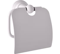 Настенный держатель туалетной бумаги RavSlezak 136 мм, с крышкой, белый MKA0400B