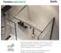 Душевая перегородка IDDIS Slide walk in графитовая 110x195 SLI8GS1i23 3