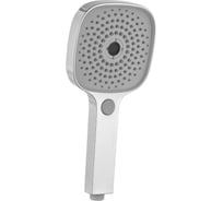 Ручная душевая лейка FASHUN квадратная, хром, серый, ABS-пластик, 120x120 мм, 3 режима A014