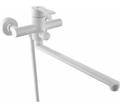 Смеситель для ванны и душа FASHUN с душевым гарнитуром, белый, сталь SUS304, картридж D=35 мм A52201-8